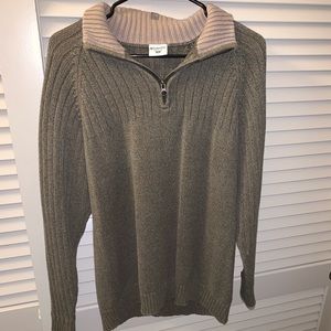 Columbia quarter zip knit sweater